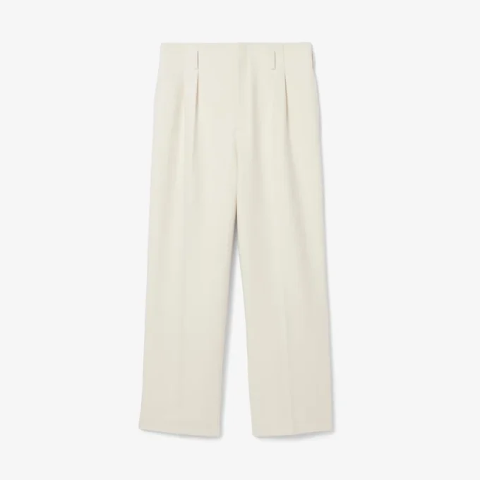 Pantalones de lana entallados de corte regular de la colección Runway