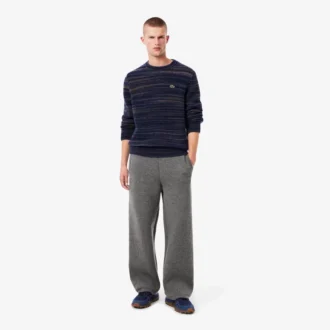 Pantalones de lana merina de corte holgado para hombre