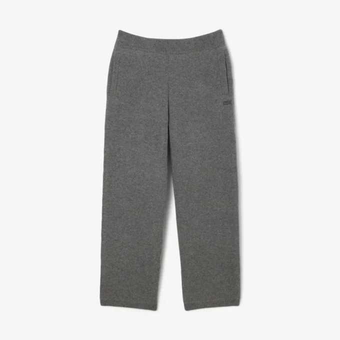 Pantalones de lana merina de corte holgado para hombre