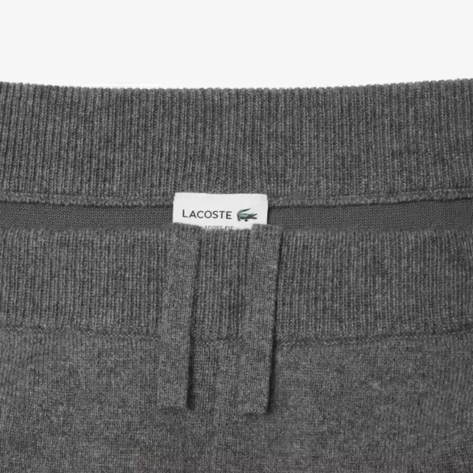 Pantalones de lana merina de corte holgado para hombre