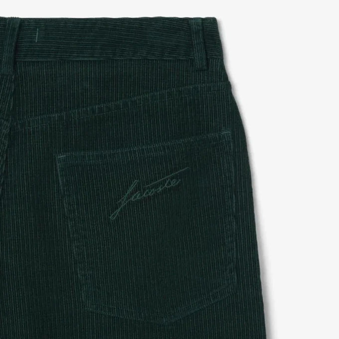 Pantalones de pana de pierna ancha para mujer