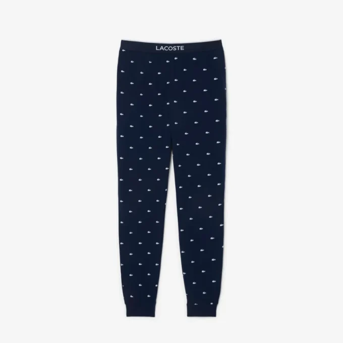 Pantalones de pijama de algodón estampados para hombre
