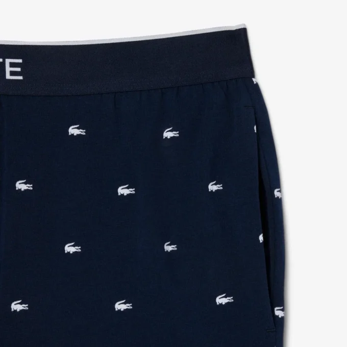 Pantalones de pijama de algodón estampados para hombre