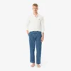 Pantalones de pijama de popelín con monograma para hombre
