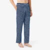 Pantalones de pijama de popelín con monograma para hombre