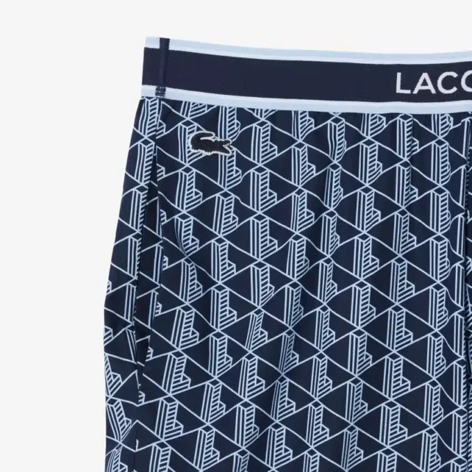 Pantalones de pijama de popelín con monograma para hombre
