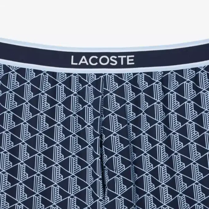 Pantalones de pijama de popelín con monograma para hombre