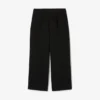 Pantalones de piqué con pliegues de corte holgado para hombre