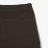 Pantalones de piqué con pliegues de corte holgado para hombre