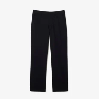 Pantalones de sarga de algodón de corte recto para hombre