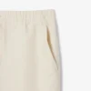 Pantalones de sarga de lino de corte regular para hombre