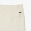 Pantalones de sarga de lino de corte regular para hombre