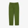 Pantalones de sastrería de lana con efecto slub y corte recto de la colección Runway