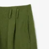 Pantalones de sastrería de lana con efecto slub y corte recto de la colección Runway