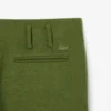 Pantalones de sastrería de lana con efecto slub y corte recto de la colección Runway