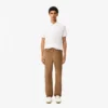 Pantalones de terciopelo de corte recto con 5 bolsillos para hombre