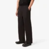 Pantalones de traje de algodón a rayas de corte recto