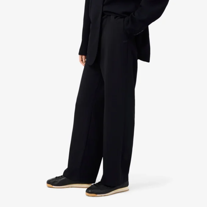 Pantalones de traje oversize de piqué fluido