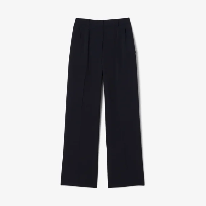 Pantalones de traje oversize de piqué fluido