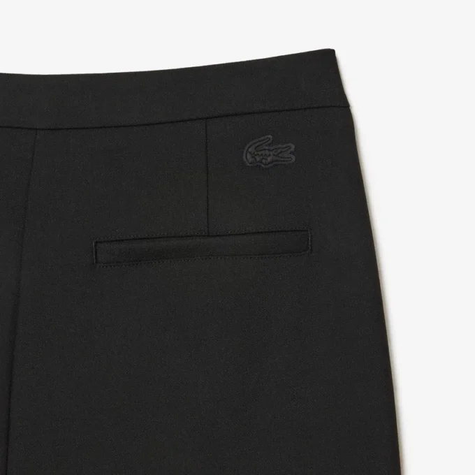 Pantalones de vestir acampanados de cintura alta para mujer