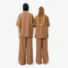 Pantalones joggers de satén plisados de la colección Runway
