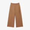 Pantalones joggers de satén plisados de la colección Runway