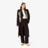 Pantalones oversize de mezcla de lana