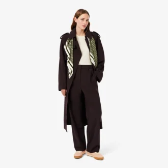 Pantalones oversize de mezcla de lana