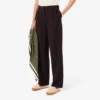Pantalones oversize de mezcla de lana
