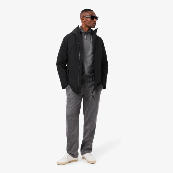 Parka acolchada repelente al agua 3 en 1 para hombre