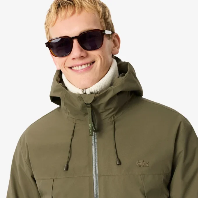 Parka acolchada repelente al agua 3 en 1 para hombre