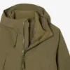 Parka acolchada repelente al agua 3 en 1 para hombre