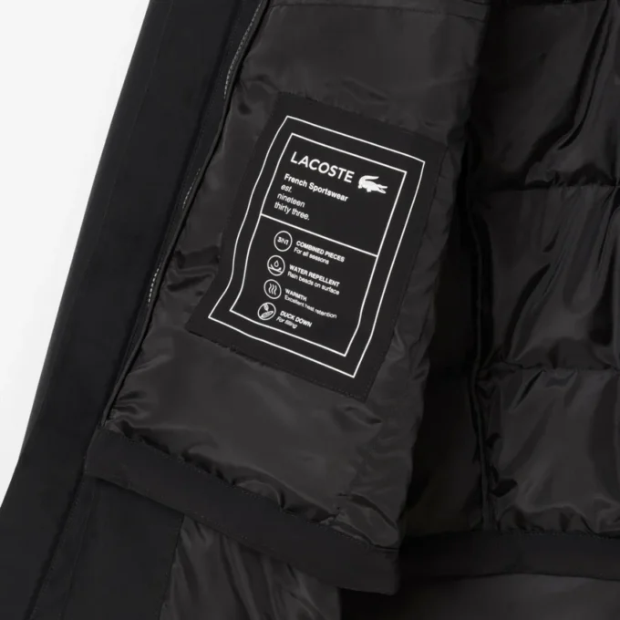 Parka acolchada repelente al agua 3 en 1 para hombre