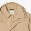 Parka con capucha repelente al agua de largo medio para hombre