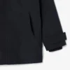 Parka con capucha repelente al agua de largo medio para hombre