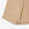 Parka con capucha repelente al agua de largo medio para hombre