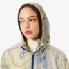 Parka larga oversize repelente al agua para mujer
