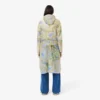 Parka larga oversize repelente al agua para mujer