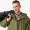 Parka larga repelente al agua para hombre