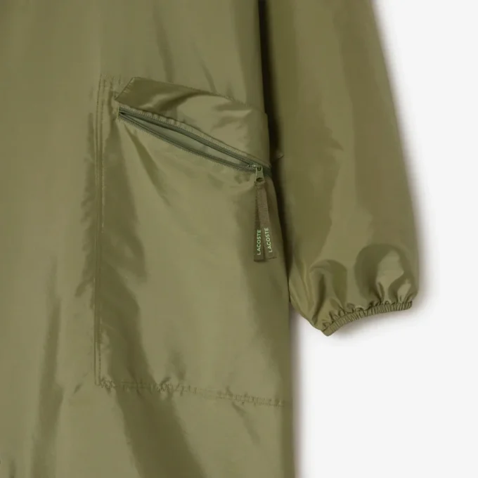 Parka larga repelente al agua para hombre