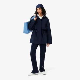 Parka oversize de largo medio repelente al agua