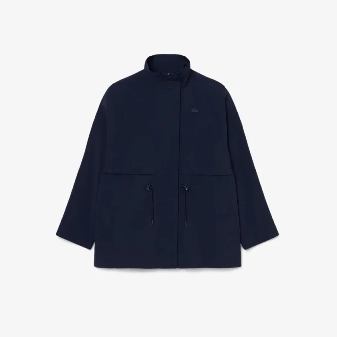 Parka oversize de largo medio repelente al agua