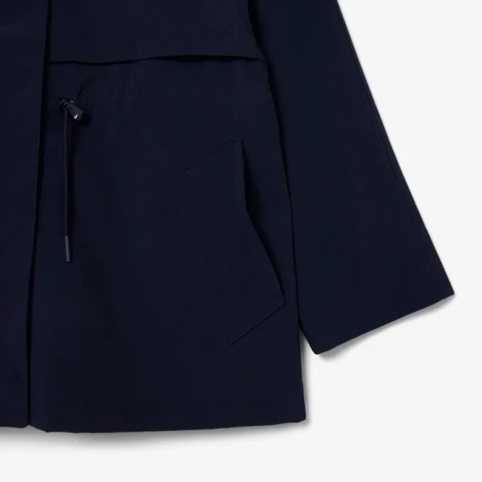 Parka oversize de largo medio repelente al agua