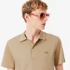 Polo bordado de cuello abierto Paris Classic Fit para hombre