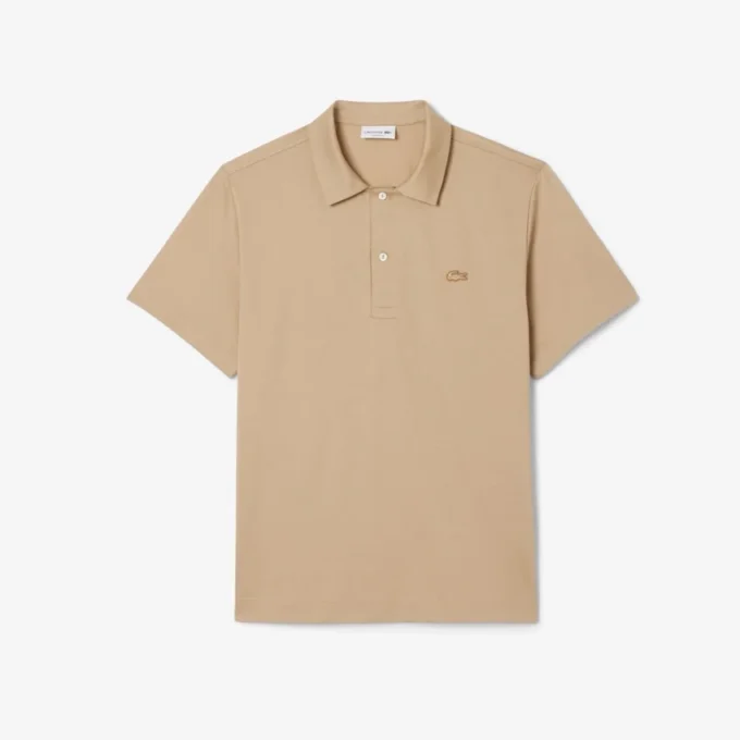 Polo bordado de cuello abierto Paris Classic Fit para hombre