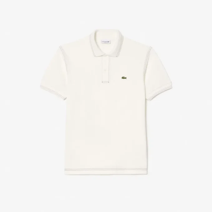 Polo clásico de piqué grueso L.12.12 para hombre