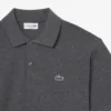 Polo clásico de piqué jaspeado para hombre