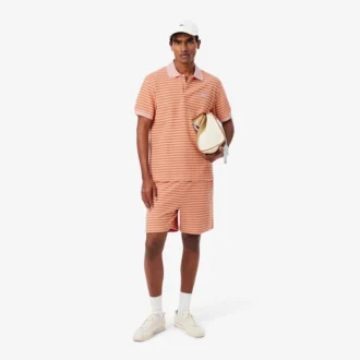 Polo clásico de rayas texturizadas