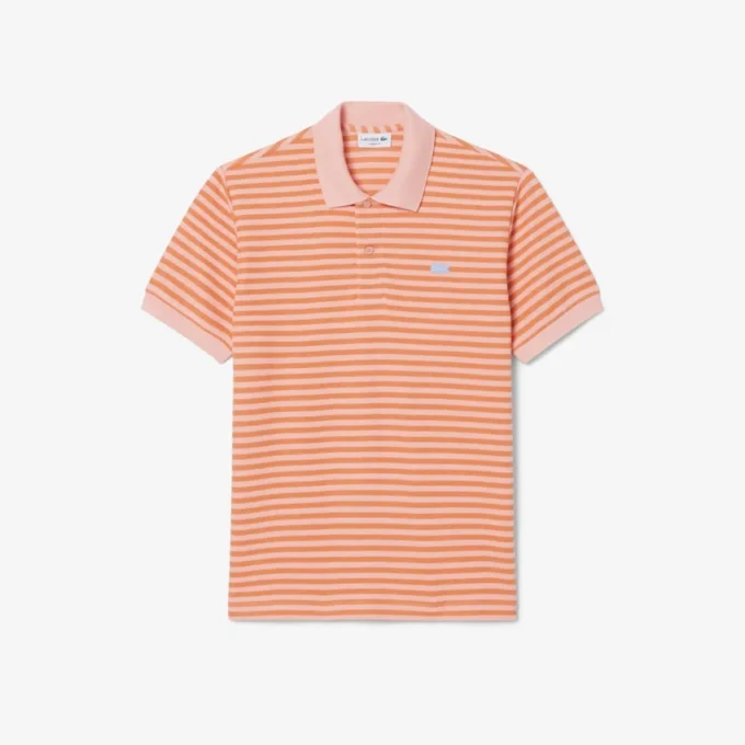 Polo clásico de rayas texturizadas