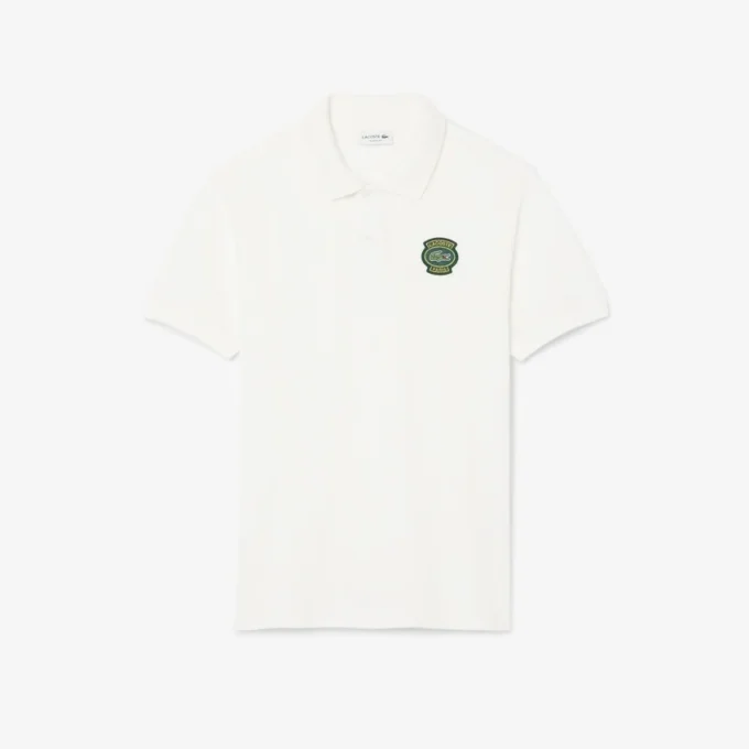 Polo clásico para hombre con insignia Petit Piqué